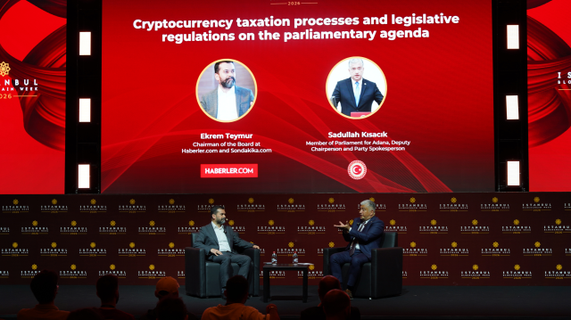 Ekrem Teymur ve Sadullah Kısacık İstanbul Blockchain Week 2026'da: Kripto parada yatırımcılar için düzenlemeler gerekli
