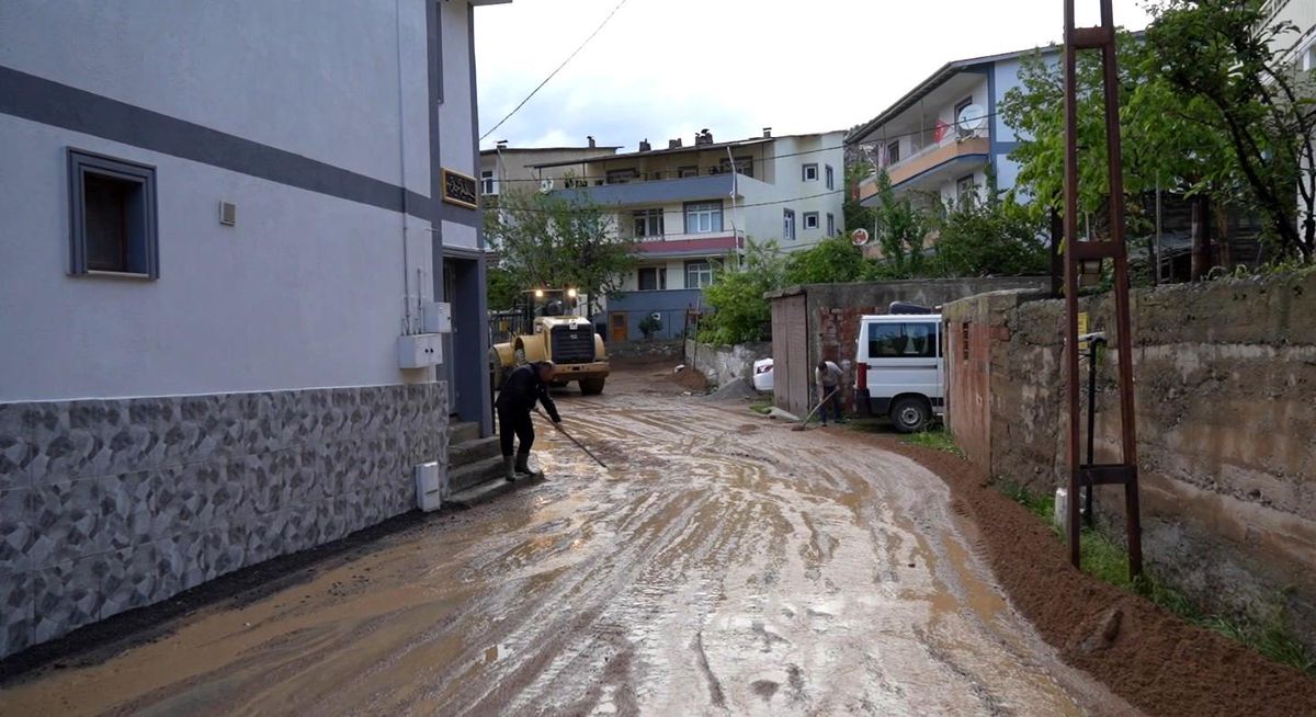 Gümüşhane\'de Sel Felaketi
