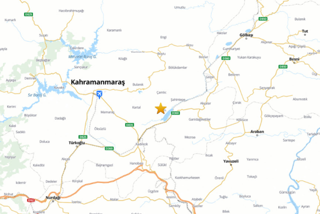 Kahramanmaraş'ta 4.4 büyüklüğünde deprem