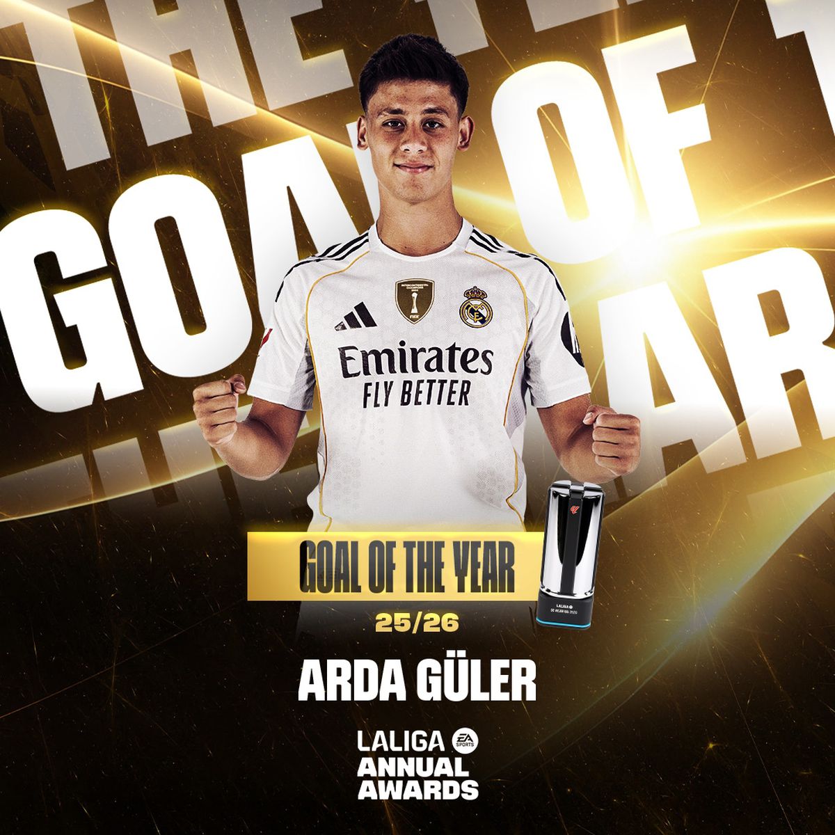 Arda Güler\'in Golü La Liga\'da En İyi Seçildi