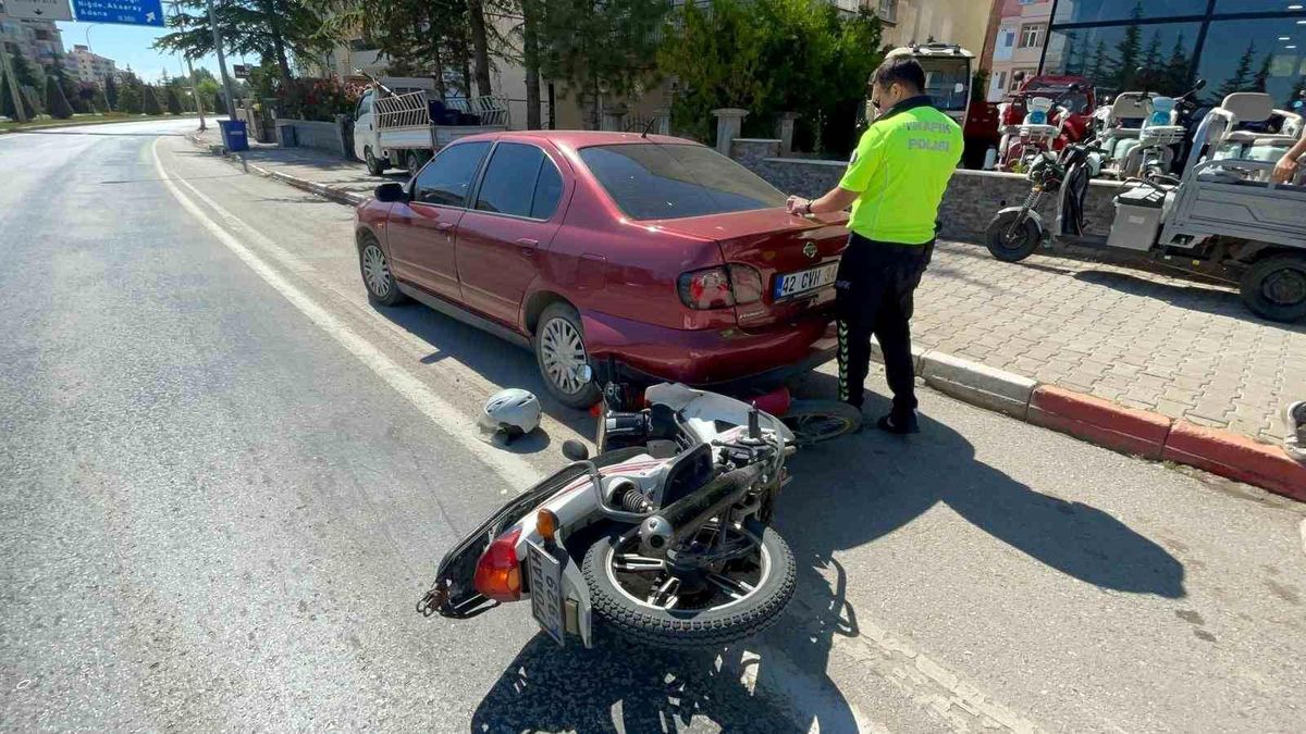 Karaman\'da Motosiklet Kazası: Tır ile Çarpışma
