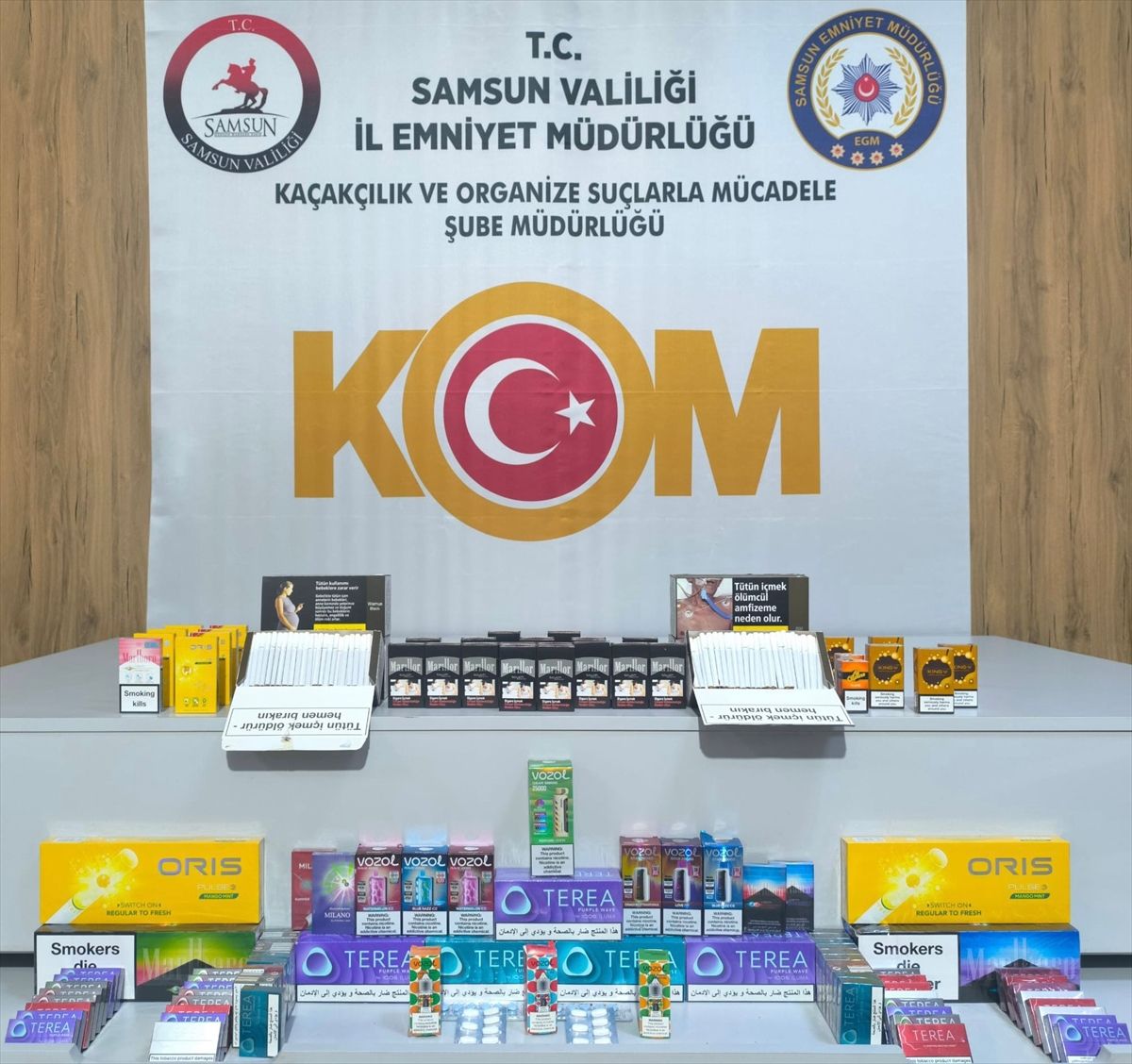 Samsun\'da Kaçakçılık Operasyonu