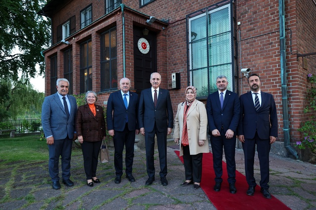 Kurtulmuş İsveç’te Büyükelçiliği Ziyaret Etti