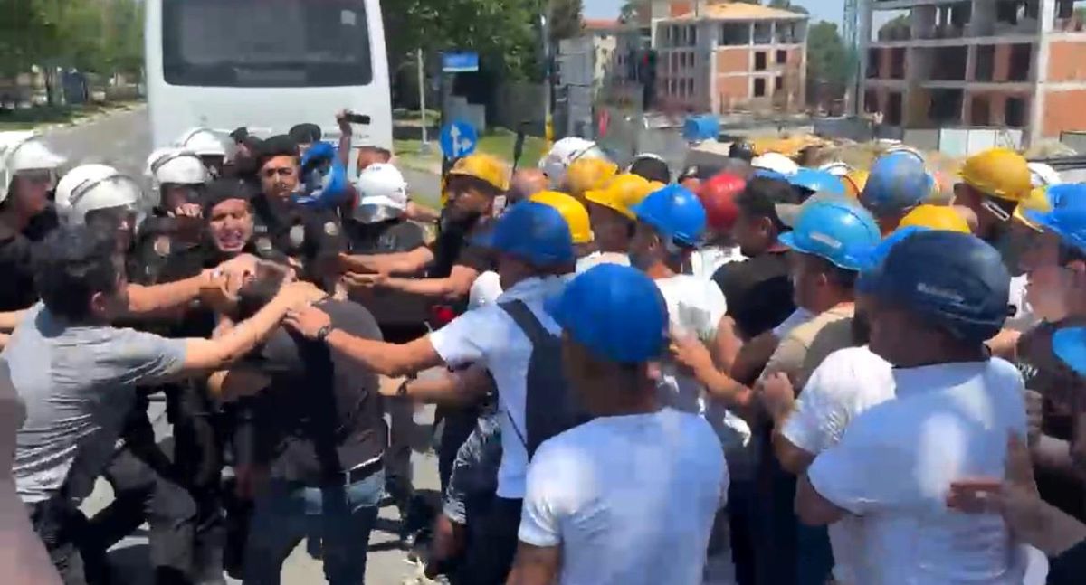 İşçiler Ücretleri İçin Tekirdağ\'a Yürüdü