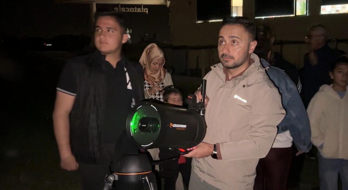 Yüksekova\'da Astronomi Gözlem Etkinliği