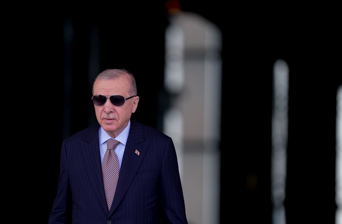 Erdoğan, Nijer Cumhurbaşkanı Tchiani\'yi resmi törenle karşıladı