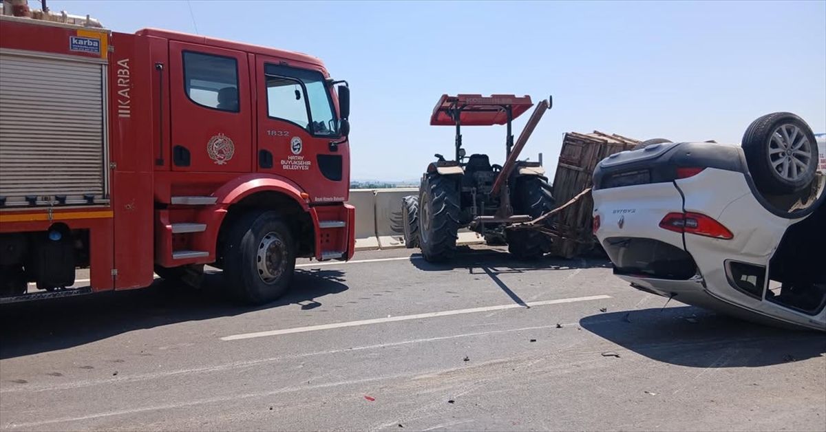 Kırıkhan\'da Trafik Kazası: 2 Yaralı