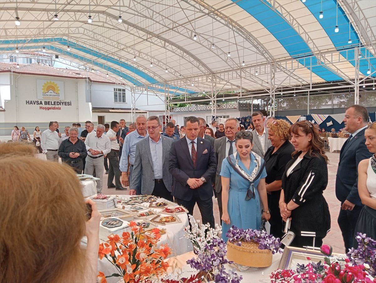 Havsa\'da Yıl Sonu Sergisi Açıldı