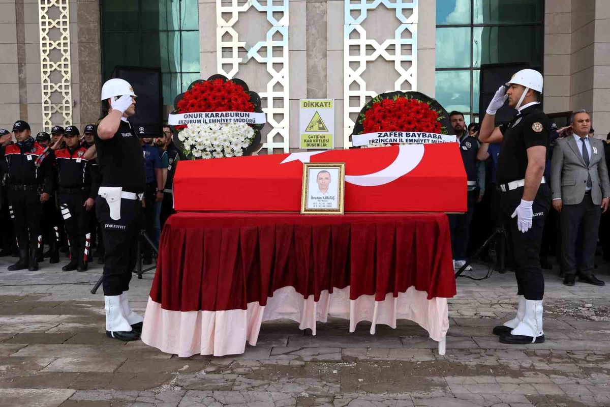 Rahatsızlık Sonucu Hayatını Kaybeden Polis Memuru Ebediyete Uğurlandı