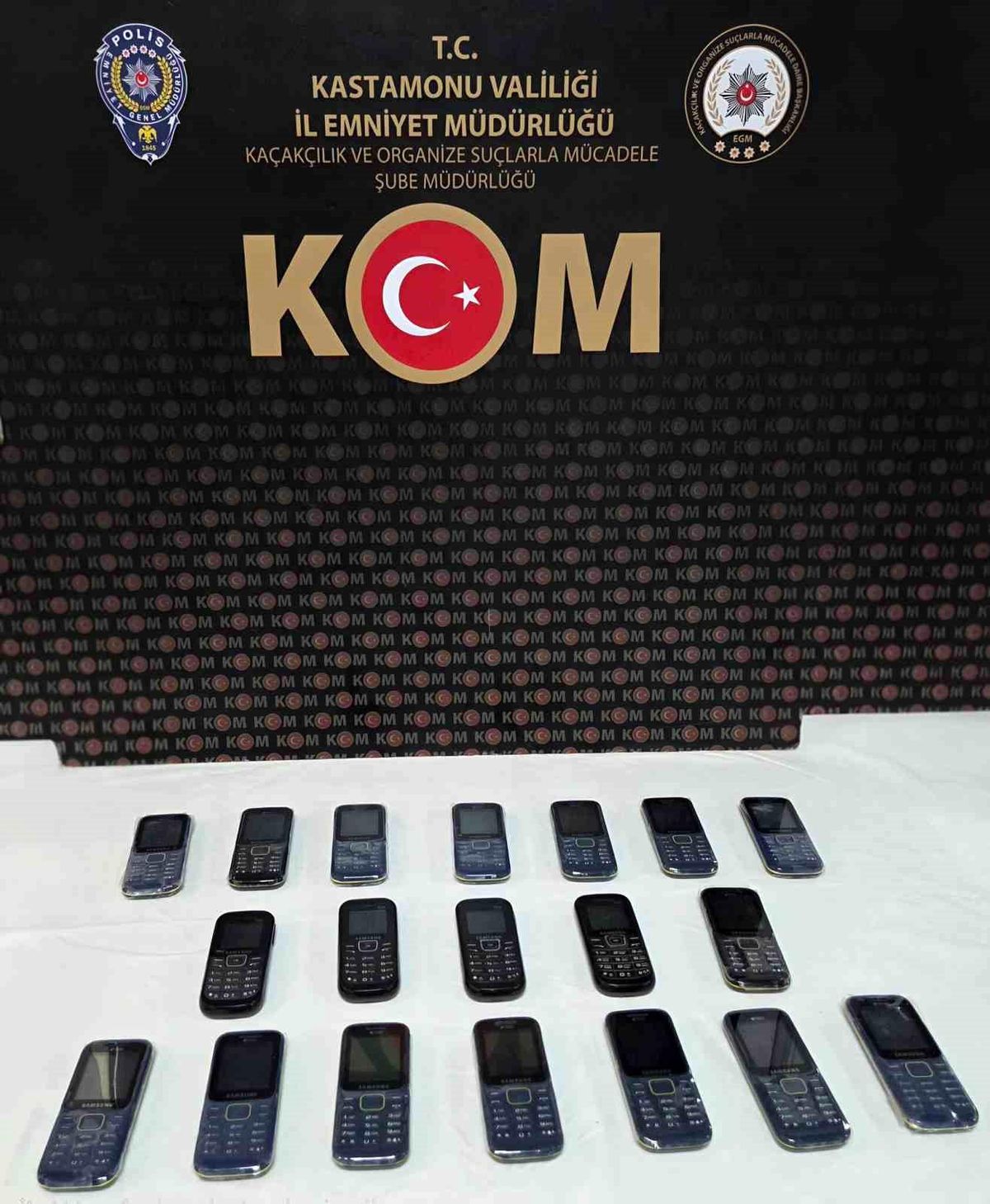 Kastamonu\'da Kaçak Telefon Operasyonu