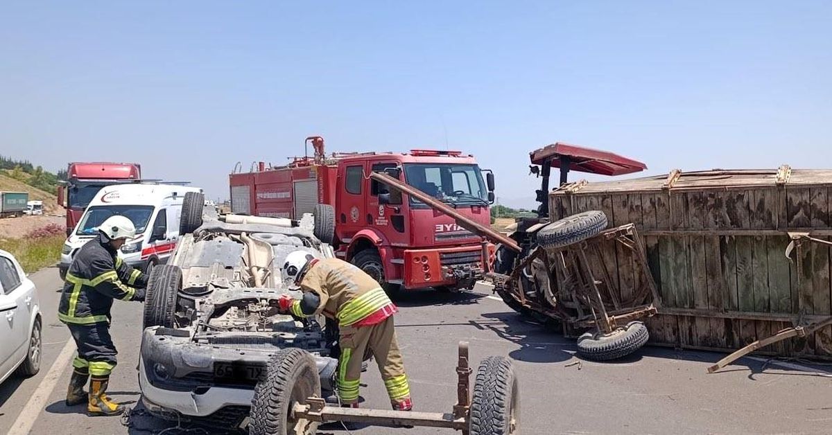 Hatay\'da Trafik Kazası: 2 Yaralı