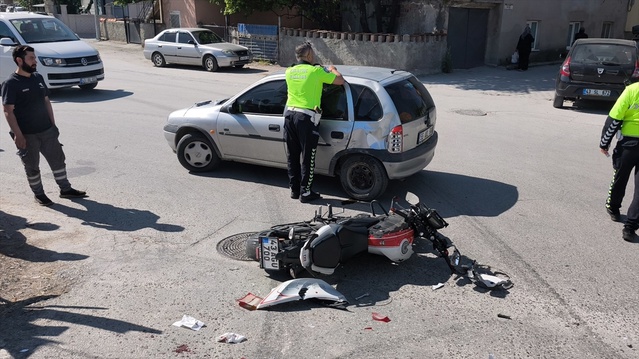 Kütahya'da Motosiklet Kazası: 1 Yaralı