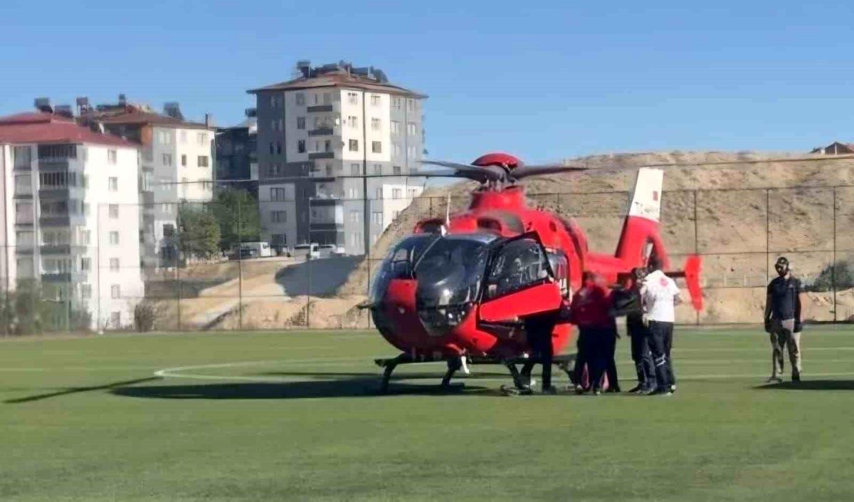 Malatya\'da Kalp Krizi Geçiren Hastaya Hava Ambulansı