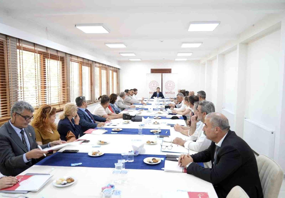 Muğla\'da Mesleki Eğitim Değerlendirme Toplantısı Yapıldı