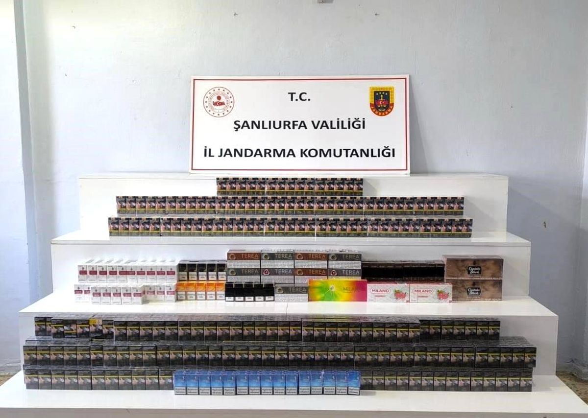 Viranşehir\'de Kaçak Sigara Operasyonu