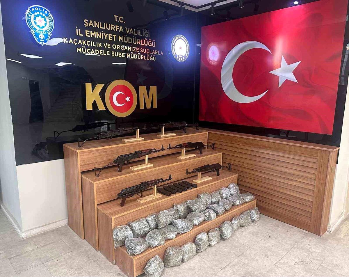Şanlıurfa\'da Silah ve Uyuşturucu Operasyonu
