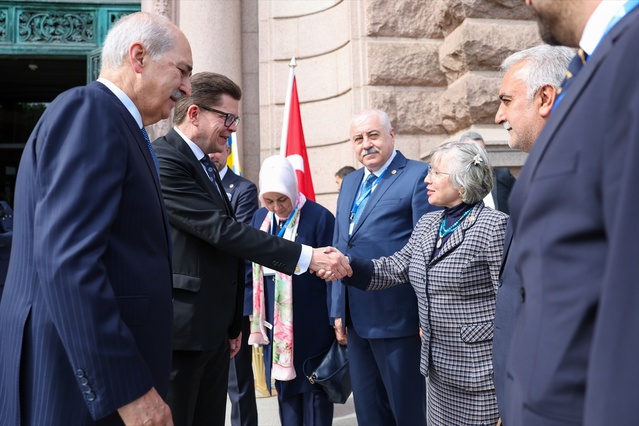 Kurtulmuş, İsveç Parlamento Başkanı ile Görüştü