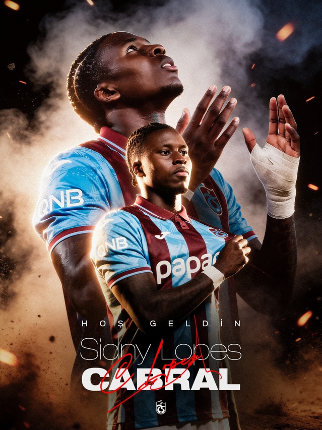 Trabzonspor, Sidny Lopes Cabral'ı Transfer Etti