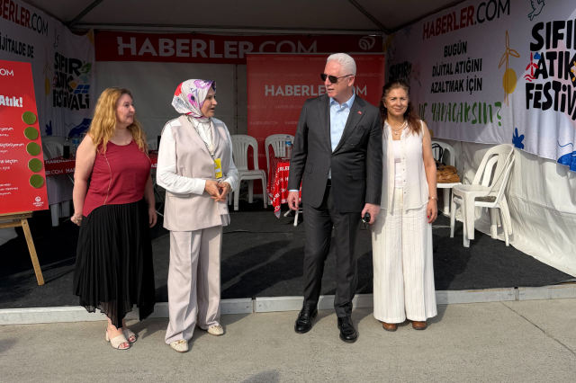 Vali gibi vali! Davut Gül, Sıfır Atık Festivali'nde tüm stantları gezdi