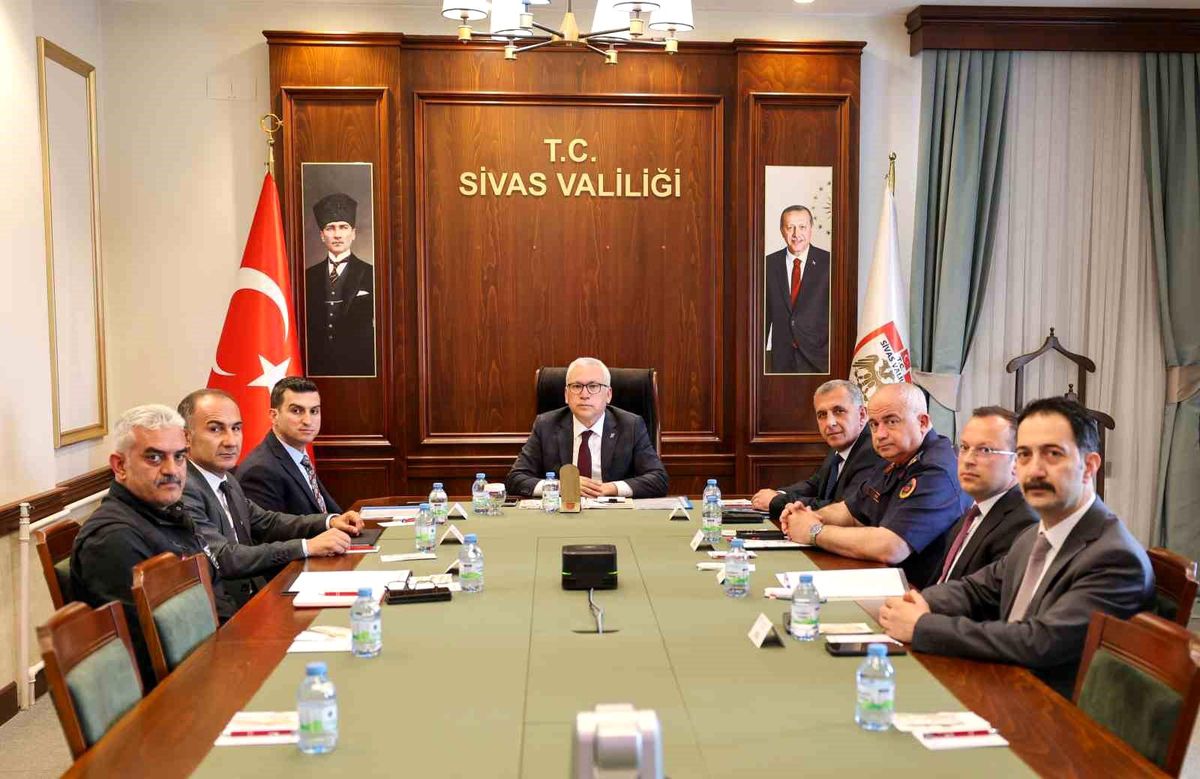 Sivas\'ta Güvenlik ve Asayiş Toplantısı