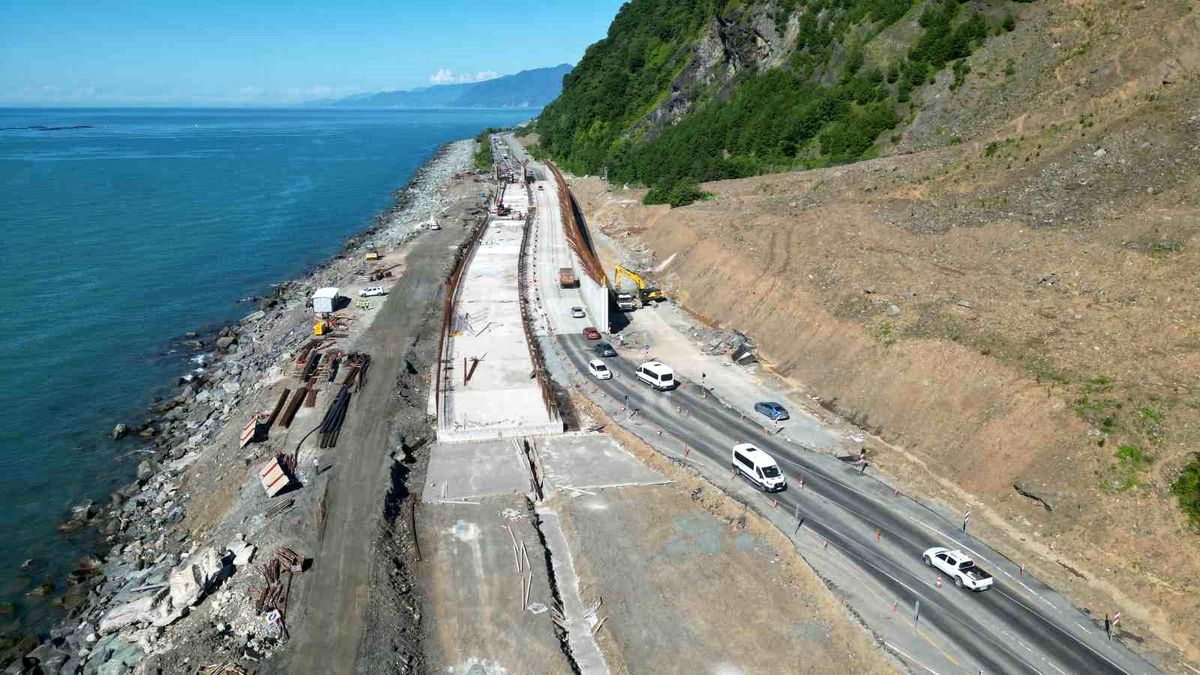 Artvin\'de Heyelan Sonrası Tünel Çalışmaları Devam Ediyor