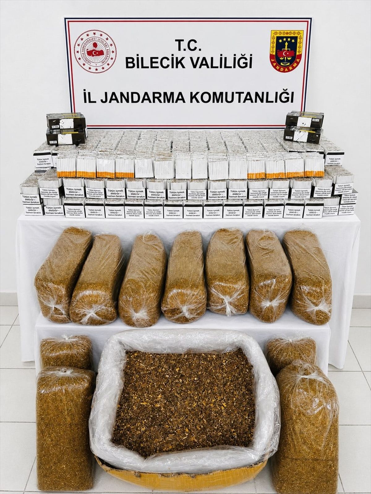 Bilecik\'te Kaçak Tütün Operasyonu
