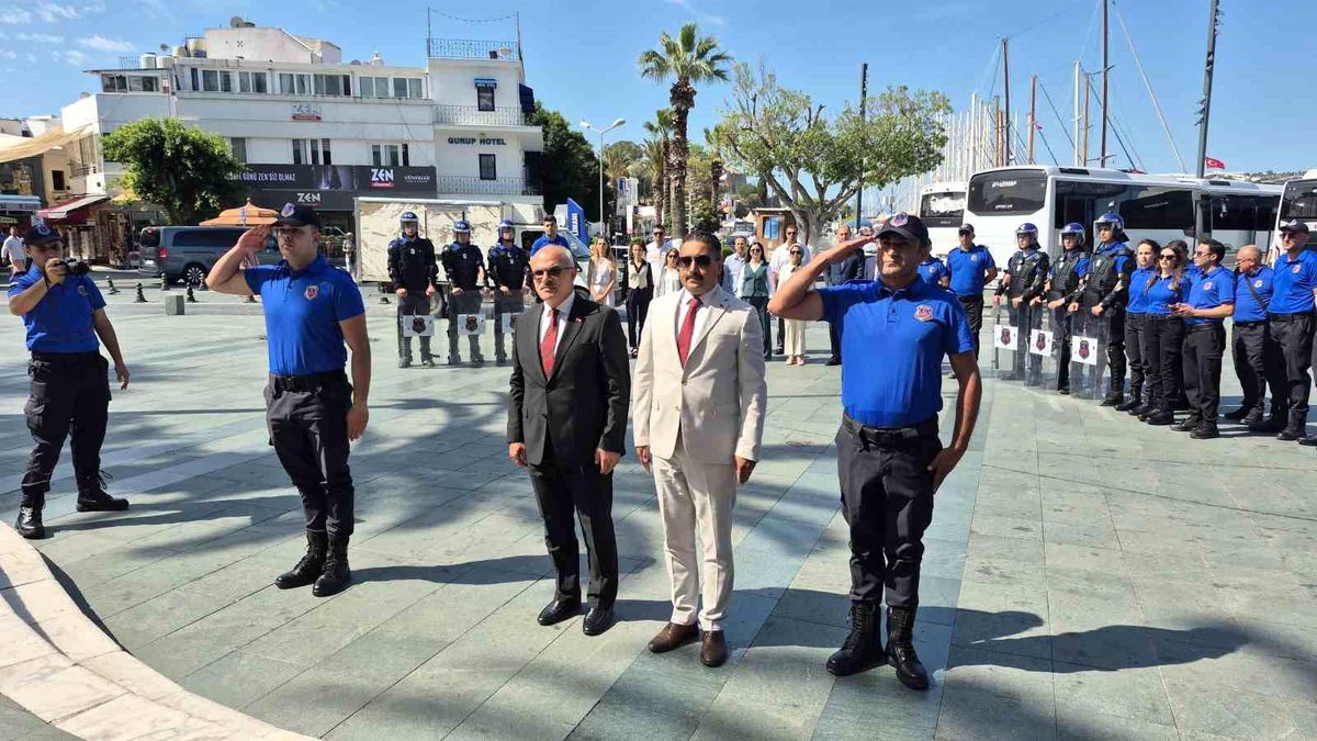 Bodrum\'da Ceza İnfaz Personeli Günü töreni