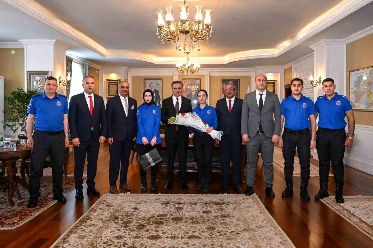 Vali Baruş Ceza İnfaz Personelini Kabul Etti