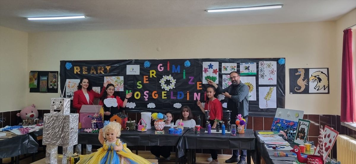 Geri Dönüşümle Sanat: Kayseri\'de Öğrencilerden Sergi