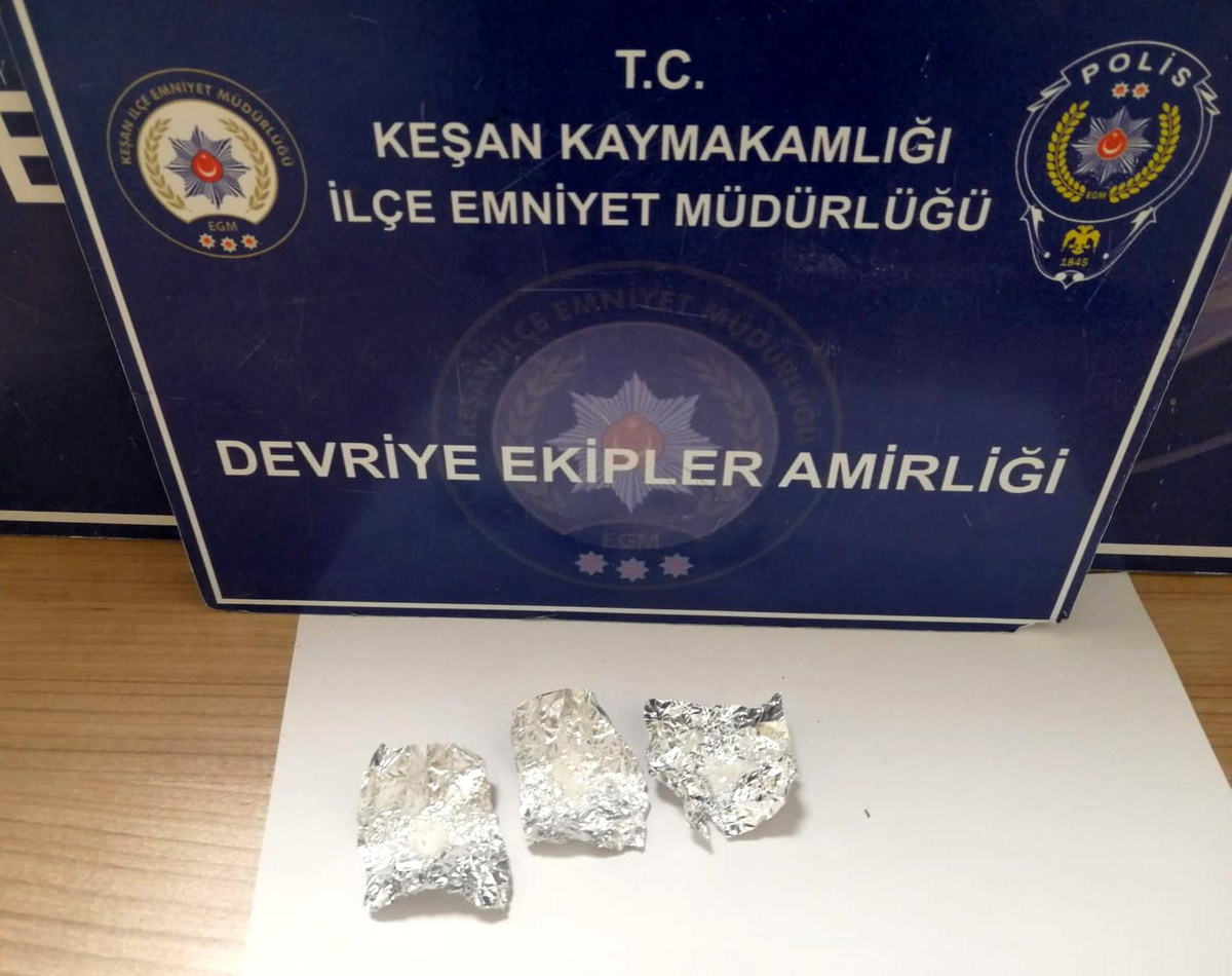 Keşan\'da Uyuşturucu Yakalandı