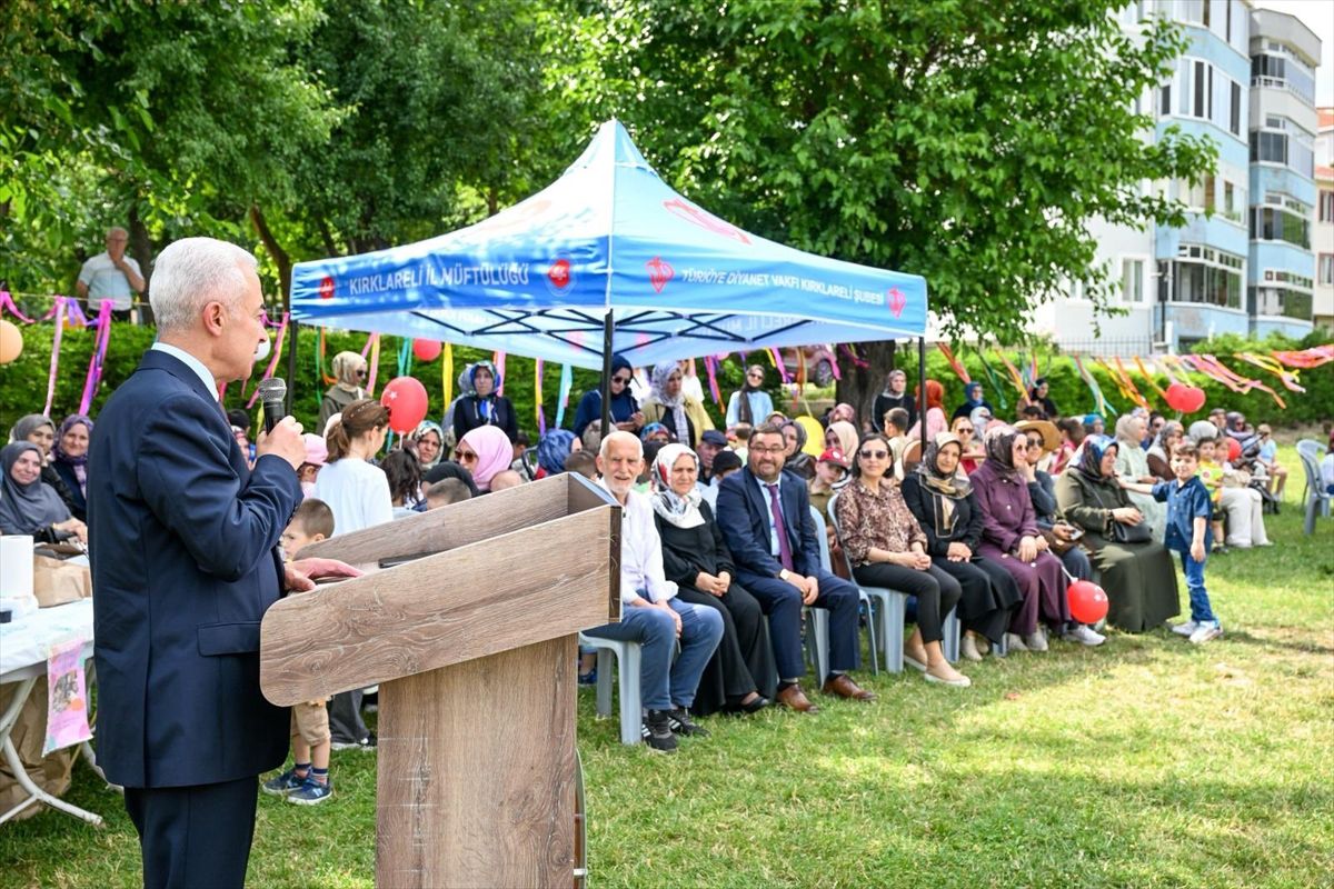Kırklareli\'nde Kur\'an Kursu Yıl Sonu Şenliği
