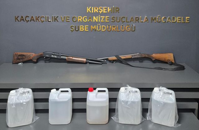 Kırşehir'de Kaçak İçki Operasyonu