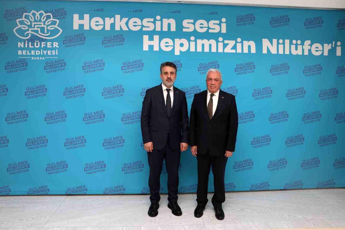 Nilüfer Belediye Başkanı Özdemir, Bursa Büyükşehir Belediye Başkan Vekili Biba\'yı ağırladı