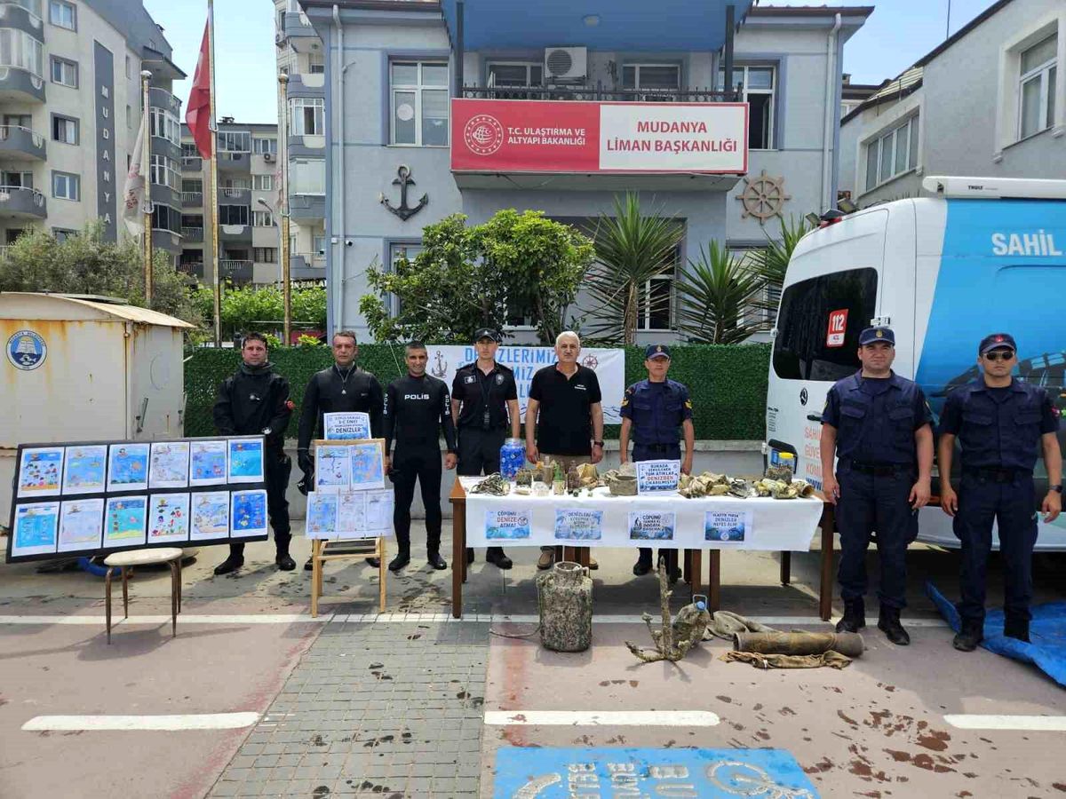 Mudanya\'da Denizde Temizlik Etkinliği