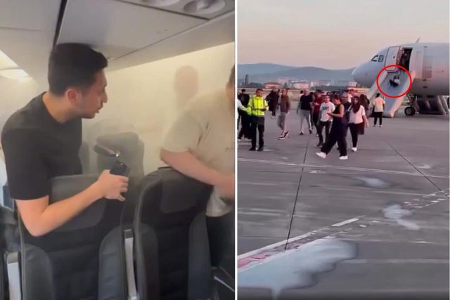 İzmir uçağında panik anları! Dumanı fark edince yolcuları apar topar tahliye ettiler