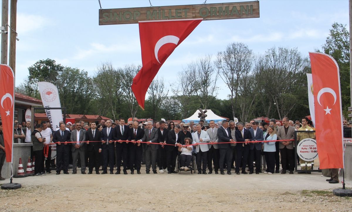 Sinop’ta 24 Hektarlık Millet Ormanı Hizmete Açıldı