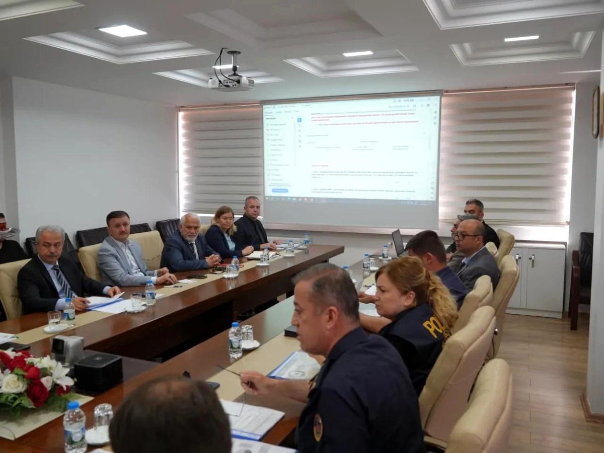 Sinop\'ta Eğitim Güvenliği Toplantısı