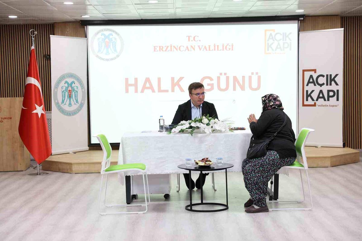 Vali Aydoğdu\'dan Halk Günü Buluşması