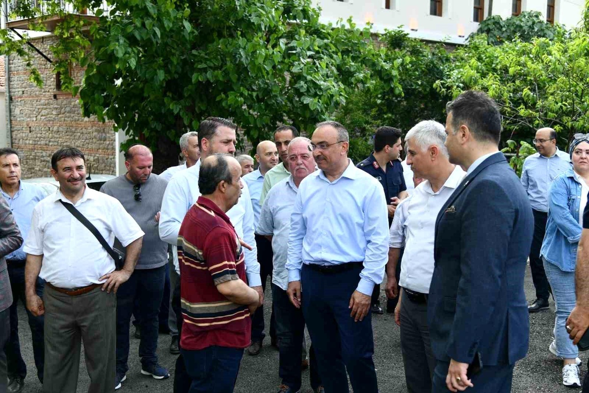 Vali Soytürk, Uçmakdere\'de turizm ve tarih yatırımlarını inceledi