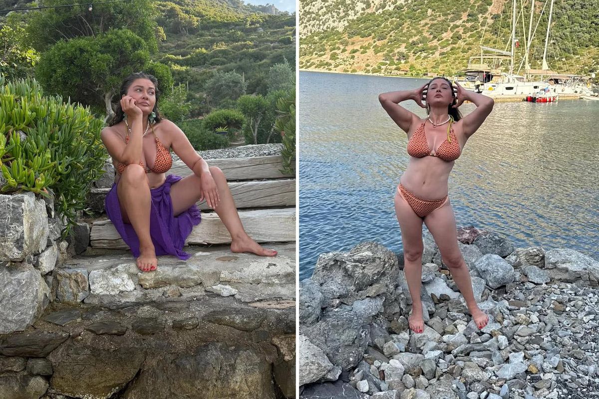 50 yaşındaki Nurgül Yeşilçay\'dan cesur paylaşım: Tek bikiniyle...