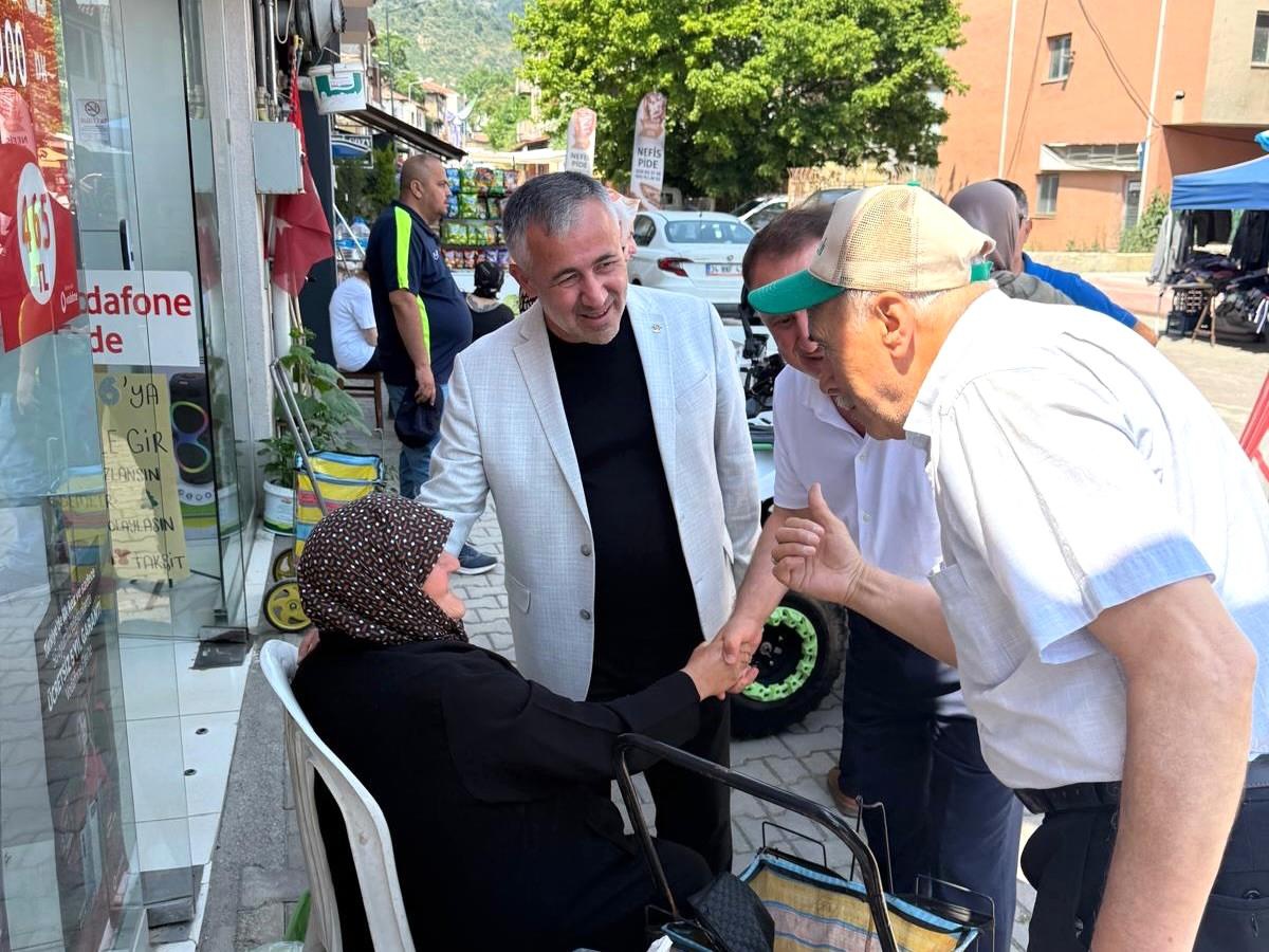 Yıldırım, Osmaneli\'nde Esnafla Buluştu