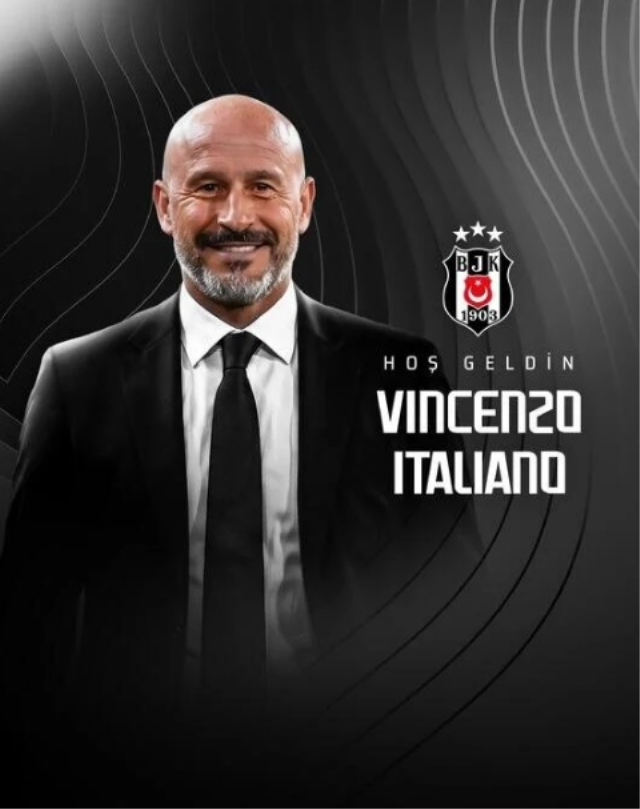 Beşiktaş, Vincenzo Italiano ile 2 yıllık sözleşme imzaladı
