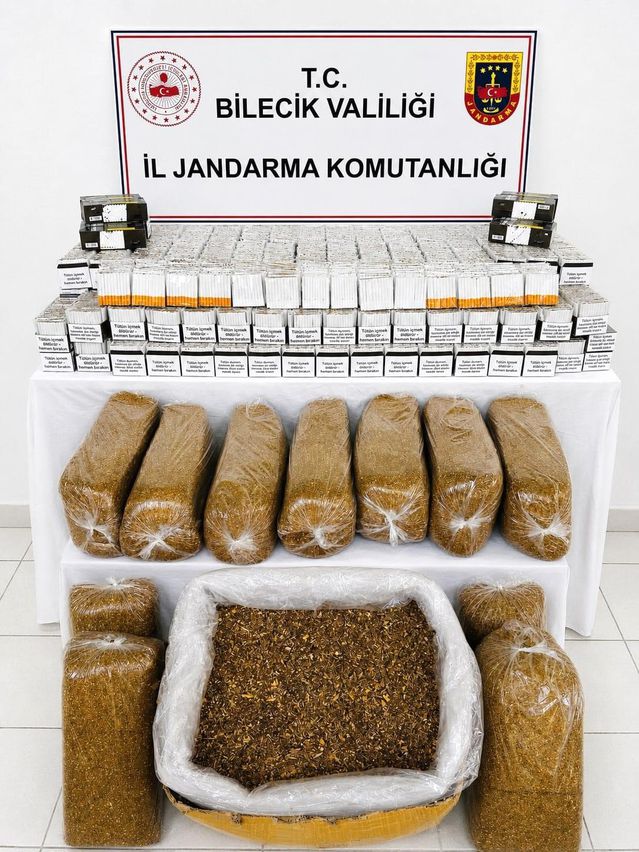 Bilecik'te Sigara Kaçakçılığı Operasyonu