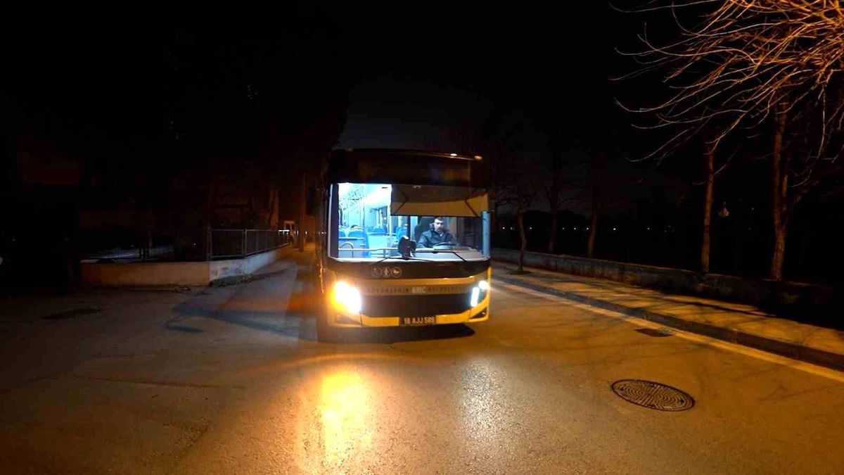 Bursa\'da gece seferleri devam ediyor