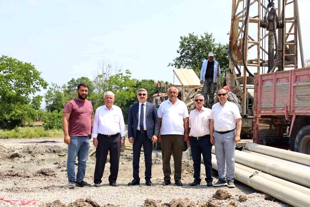Düzce'de İçme Suyu Sondaj Çalışmaları İncelendi