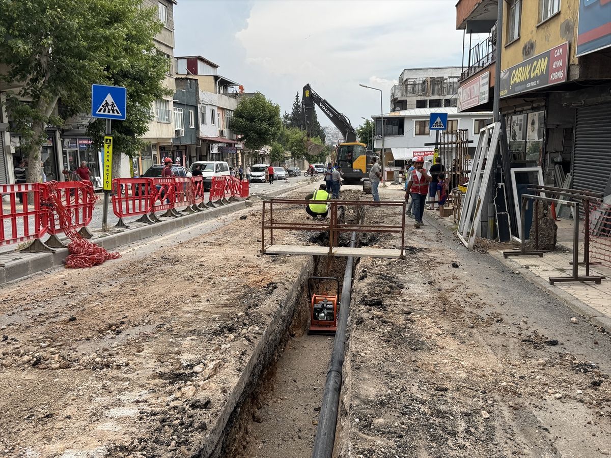 Kahramanmaraş\'ta Doğal Gaz Borusu Delindi