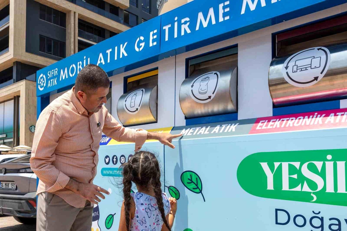 Mezitli\'de mobil atık getirme merkezleri hizmete girdi