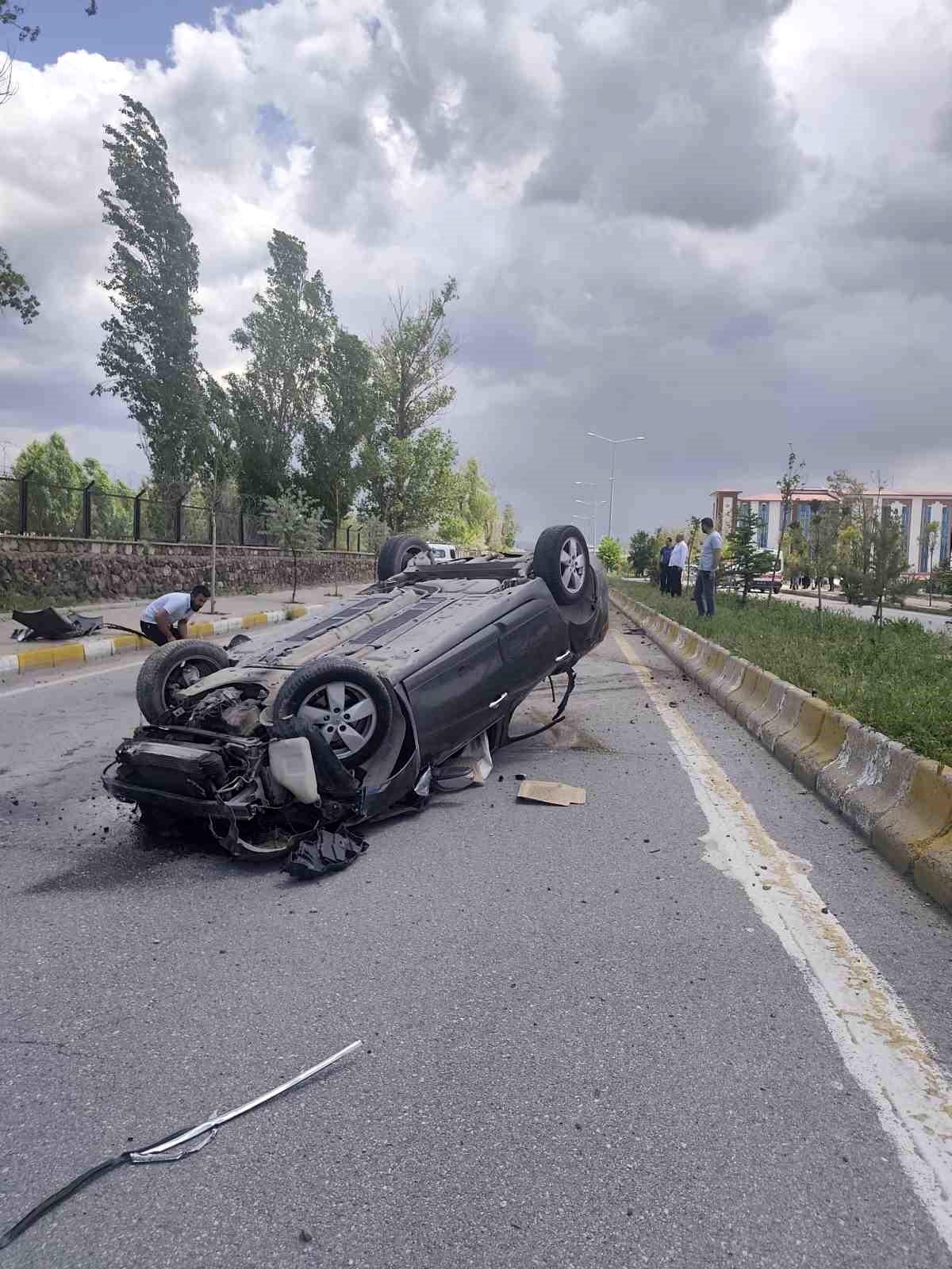 Patnos\'ta Trafik Kazası: 1 Yaralı