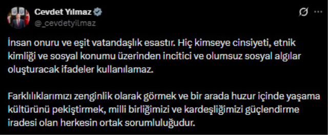 Rahmi Koç'a bir tepki de Cumhurbaşkanı Yardımcısı Cevdet Yılmaz'dan