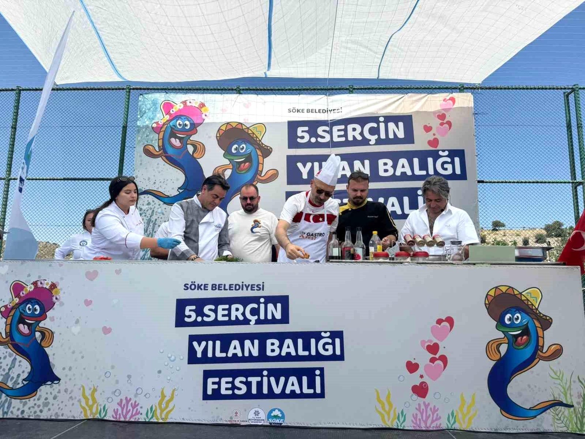 Söke\'de Yılan Balığı Festivali Coşkusu başladı